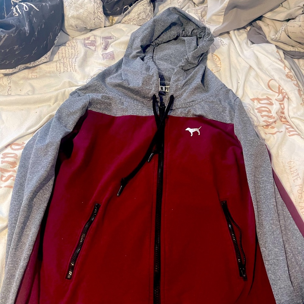 Burgundy pink vs sweater